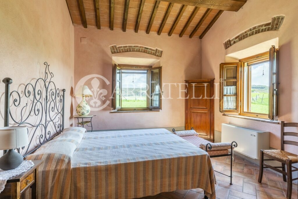 Farmhouse with breathtaking view in Pienza, Val d’Orcia, Tuscany.