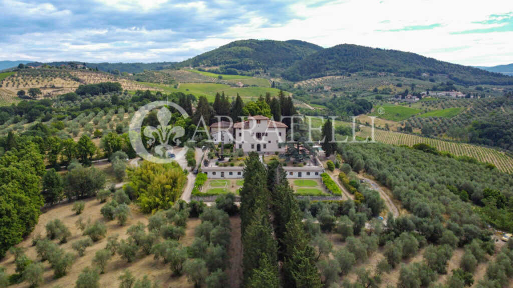 Impressive historic villa with accommodation business above Florence