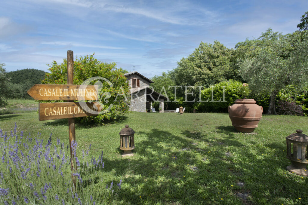 Resort with land and pool near Orvieto